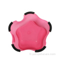 Candy Color Water and Food Plastic Dog Bowl